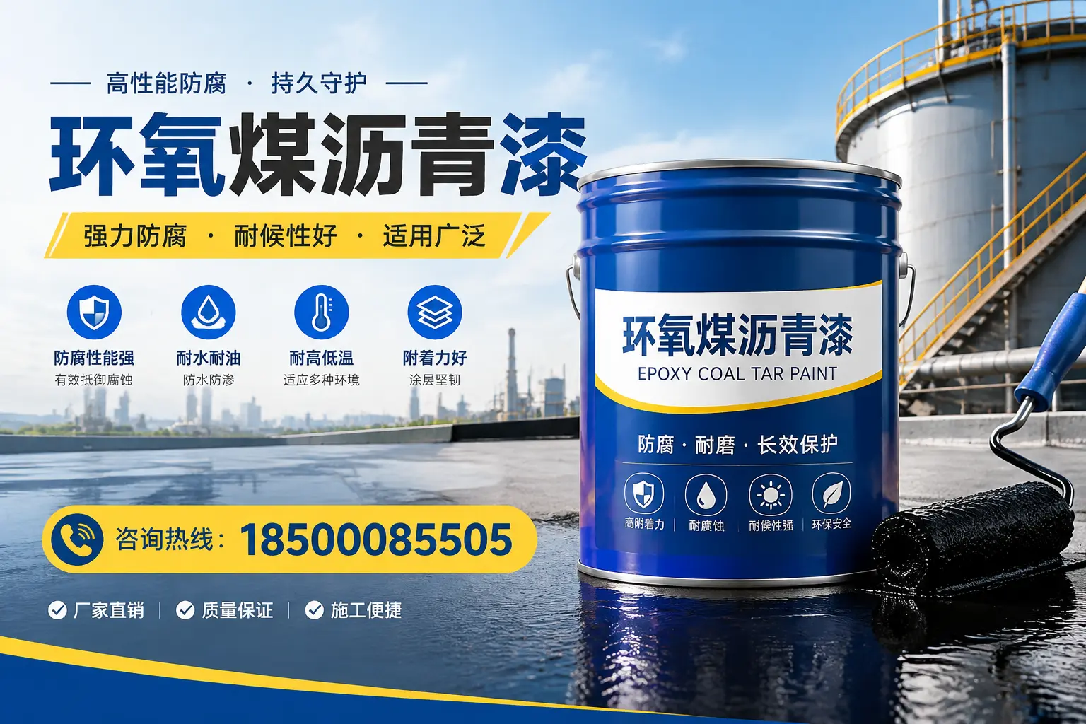 环氧煤沥青漆的储存与运输注意事项，滴道企业须知